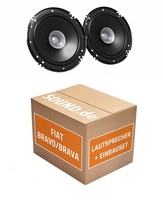 Lautsprecher Boxen Einbaupaket Heckablage Jvc CS-J610X Passend FüR Fiat Bravo Ty
