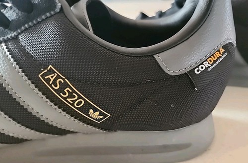 Adidas Mens AS 520 Cordura Trainers Black/Grey UK 8 1/2 US 9. AS NEW - Picture 5 of 13