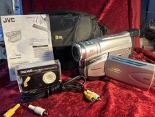 JVC GR-AXM17U Compact VHS-C Camcorder TESTED WORKS