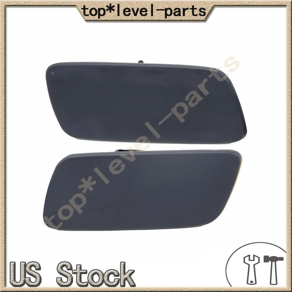 2 Pcs For 2010-2018 Rolls-Royce Ghost Front LH+RH Headlight Washer Nozzle Cover