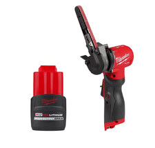 Milwaukee 2483-20 12V FUEL M12 3/8" X 13" Cordless Bandfile + 2.5ah Battery