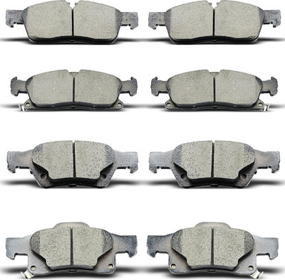 Front Rear Ceramic Brake Pads Fit for Dodge for Durango 2011-2020,For Jeep Gran