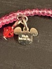 High School Musical Youth Fashion Bracelet Pink Beaded Heart Locket Sold As Is. — photo 4