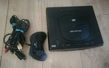 Sega Saturn Video Game Console with Controller