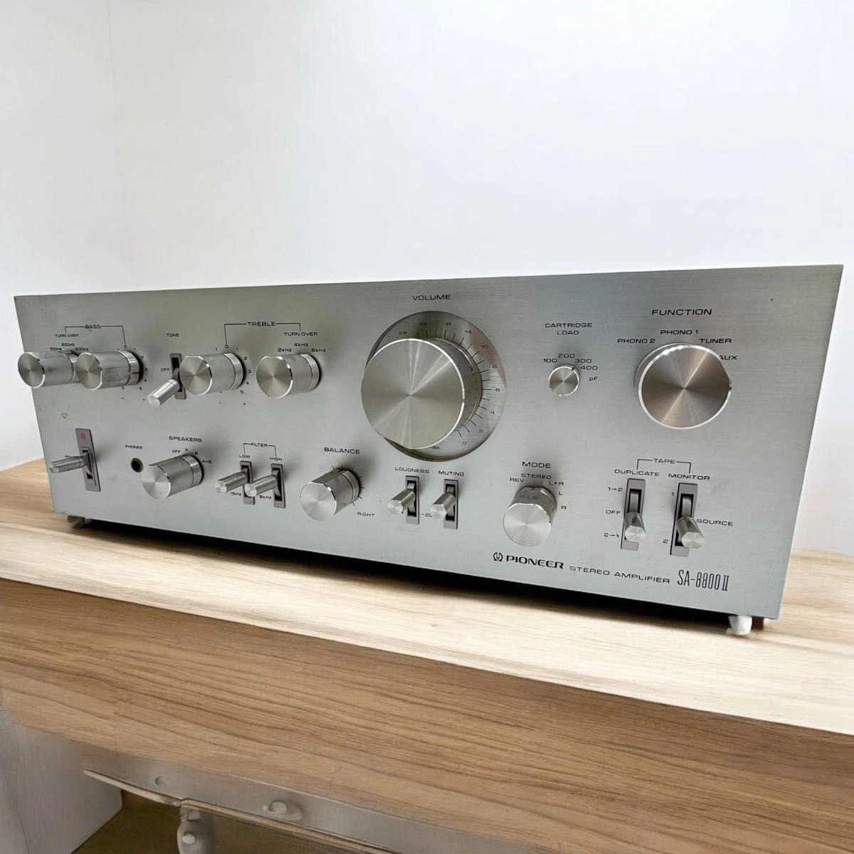 Pioneer Sa-8800 Ⅱ Stereo Power Amplifier Silver Audio Equipment