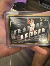 2024-24 Panini NOIR Derrick Rose #264 Feature Length 1/8 FOTL Gold First Print 