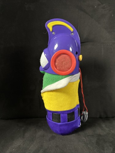 Vintage Veggie Tale Larry Boy Supper Suction Pop Off Ears And Talks Works - Picture 5 of 9