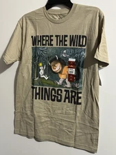 Where The Wild Things Are Men’s Graphic T-Shirt Brown NWT SZ M (38-40)