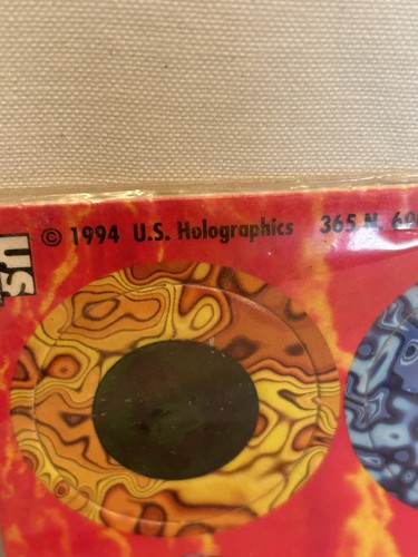 Holo Zone Zap Caps Pogs in Confezione Gioco 1994 - Foto 5 di 7
