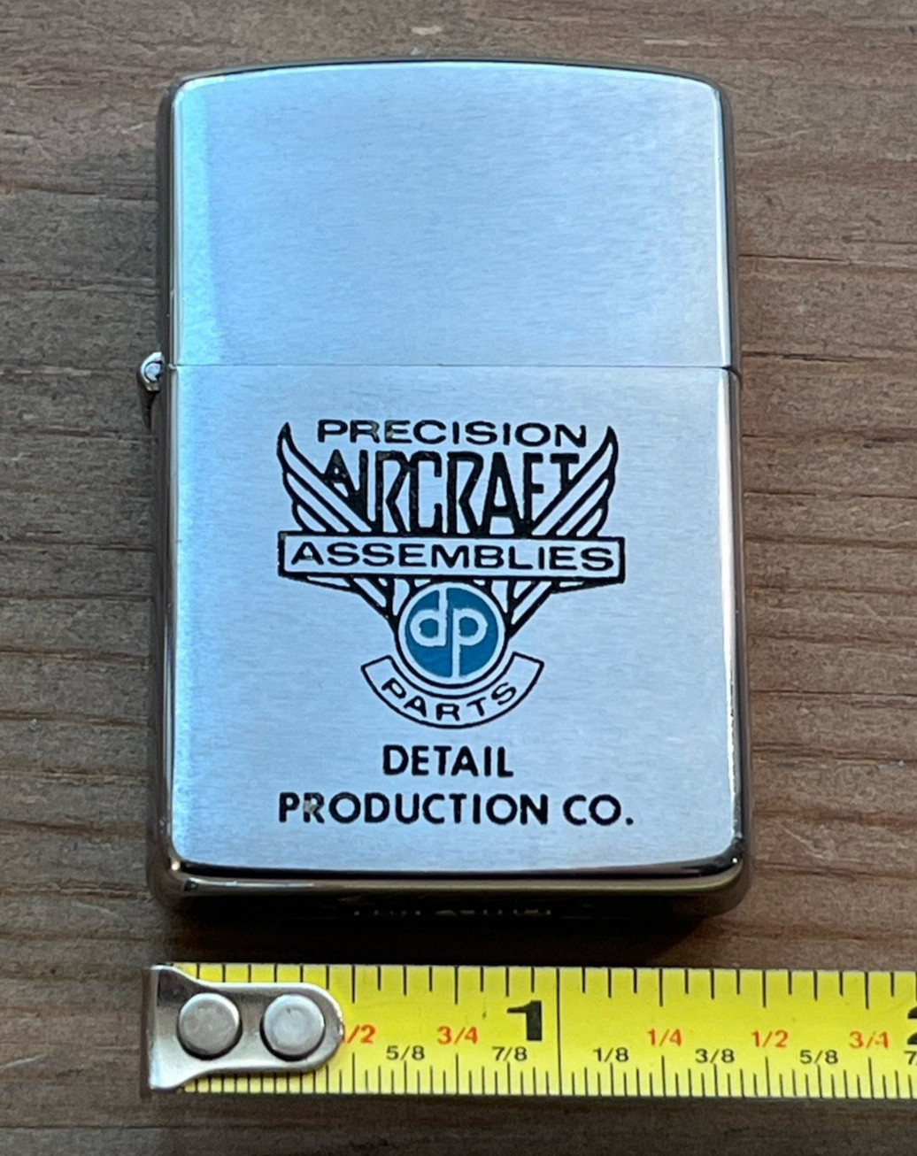 Vintage 1966 Zippo Precision Aircraft Assemblies Detail Prod