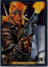 2024 Marvel Masterpieces '92 Platinum #2 Johnny Blaze Ghost Rider