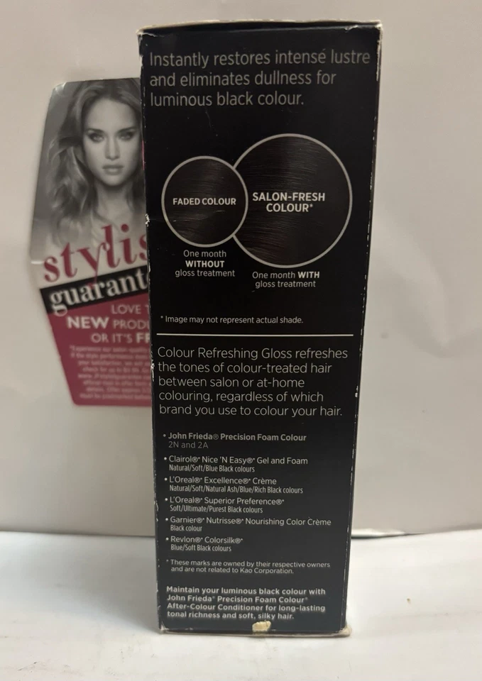 John Frieda 彩色清新光泽全黑淋浴护理 6 盎司 — 第 2/4 张图片