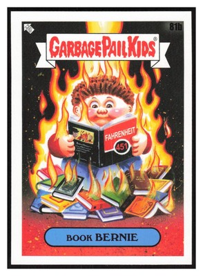 2022 Topps Garbage Pail Kids: Book Worms #81b Book Bernie -
