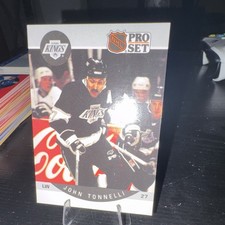 Pro Set John Tonelli #129 Los Angeles Kings Ice Hockey NHL 1990-91 Base Set