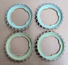 26 Pc Vintage Lustran Various Sizes Plastic Planter Plates And Adapters  — photo 8