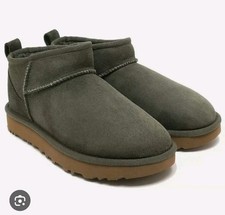 UGG Women's Classic Ultra Mini Ankle Boot in Forest Night Model 1116109