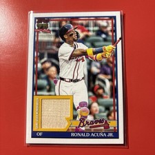 2026 Topps Series 1 - 1991 Topps Baseball Relics Ronald Acuña Jr 