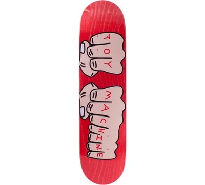 TOY MACHINE Skateboard Deck FISTS XL 8.5' (ASSORTED COLORS) BRAND NEW IN SHRINK