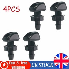 4x Universal Car Windscreen Sprayer Washer Wiper Nozzle Front Window Spray Jet