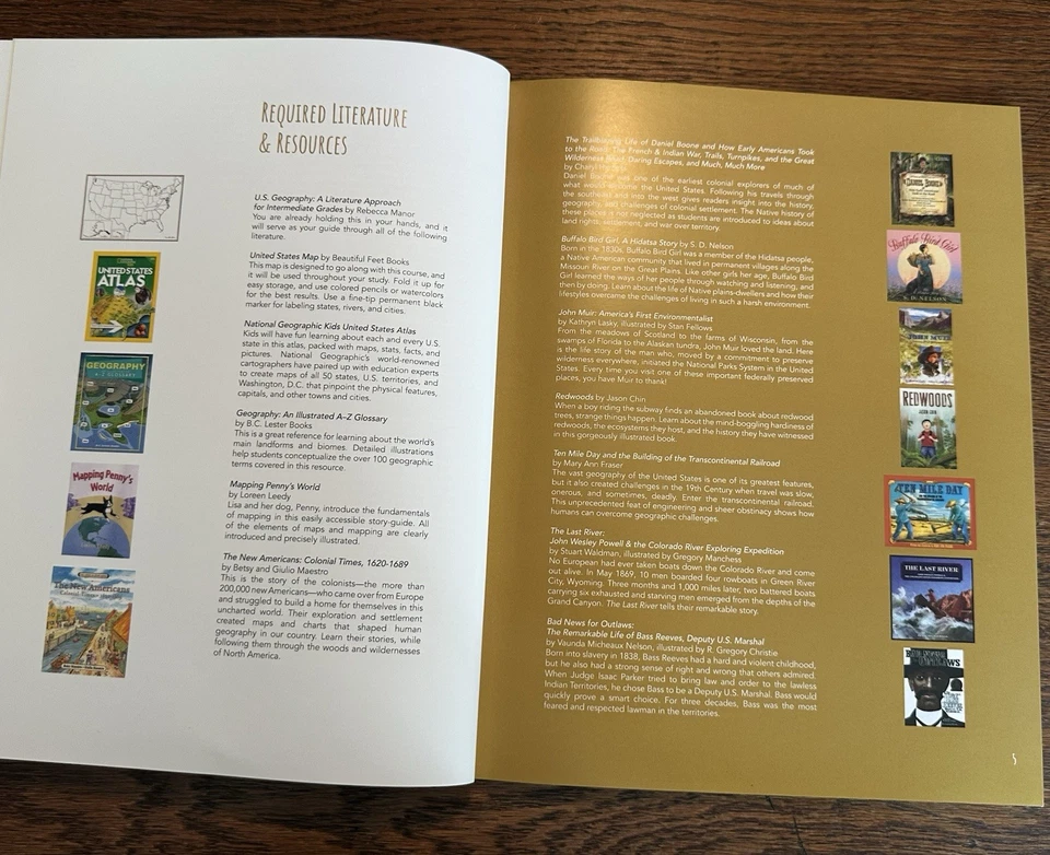 Beautiful Feet Books US Geography Homeschool Curriculum Grade 4-8 - Imagem 4 de 4