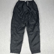Vintage 90s Nike Windbreaker Track Pants Size XL Ankle Zip Drawstring Stretch