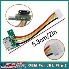 OEM USB Charging Port Board Dock Connector Flex Cable Replacement For JBL Flip 2