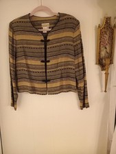 Fancy Artistic Stripped Blouse MADE IN USA