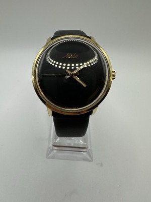 Mido Ocean Star Automatik Schwarz Gold Armbanduhr Komplett Revision!
