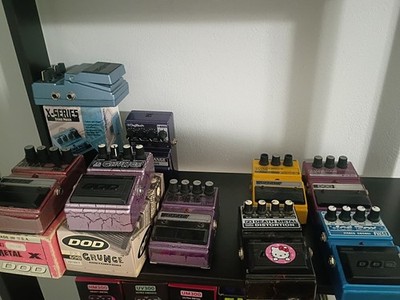 Guitar Pedal Lot DOD Digitech FX69 Grunge Death Metal X Icebox Phaser Flanger 80