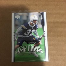 Eric Weddle 258 2007 Upper Deck RC Rookie Exclusives Star Rookies Chargers Card