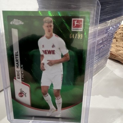Topps Chrome Bundesliga 2023-24 Eric Martel 1. FC Koln Green /99 #51
