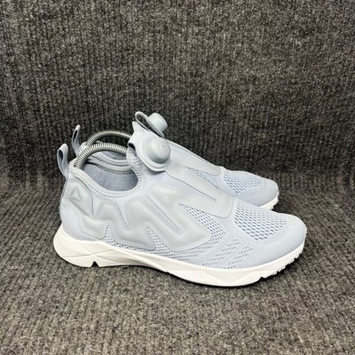 Reebok Pump Supreme Engine Ultraknit Trainer Athletic Shoes Light Blue Mens 8