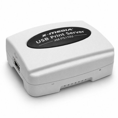 X-MEDIA XM-PS110U | 1-Port 10/100Mbps Fast Ethernet USB Network Print Server