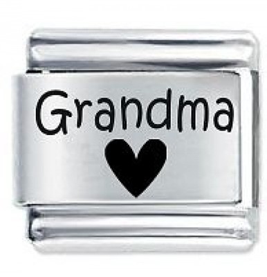 Bracelet Beads Pandora Grandma Charm Italian Charms Grandma Heart
