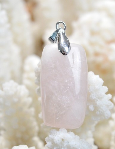 Quartz Pink 48 Gold - Pendant Cabochon Stone Natural - Madagascar/BT86 - 第 1/2 張圖片