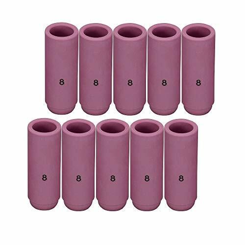 10N46 8# TIG Alumina Nozzles Ceramic Cup Fit DB PTA SR WP 17 18 26 Welding Torch - Picture 1 of 3