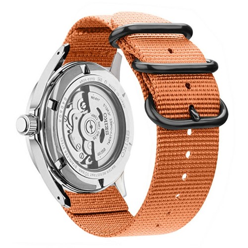 Correa de correa de reloj de nailon de liberación rápida de 18 mm 20 mm 22 mm para reloj de buceo Seiko - Imagen 26 de 27