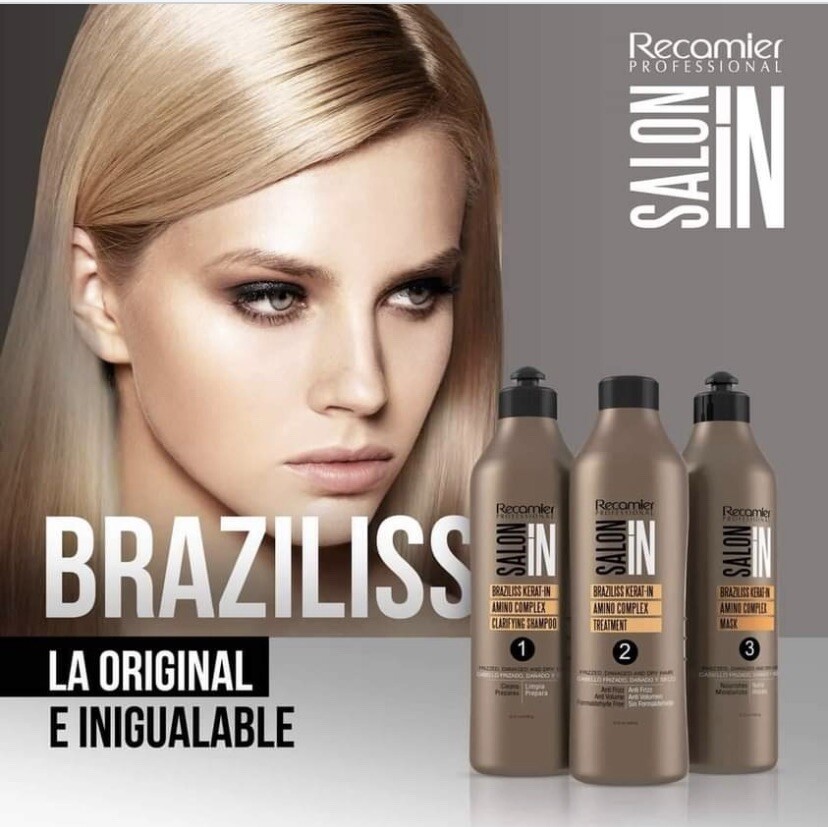 Recamier Salon in Braziliss Kerat-In Amino Complex 😷/Treatment
