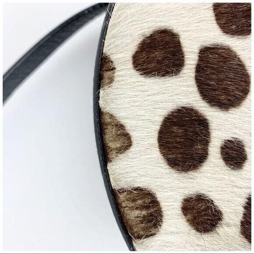 Susan Gail Giraffe Print Calf-Hair Bag Vintage - Picture 4 of 16