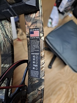 bowtech sr350 Rh 70lbs 25-30