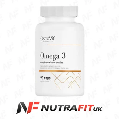 OSTROVIT OMEGA 3 EASY TO SWALLOW fish oil EPA DHA vitamin E 90 caps