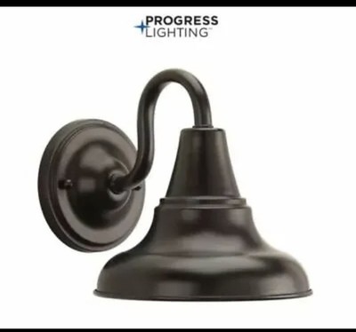 (2) Progress Lighting P5622 Bronze District 8''H Single Light Outdoor Wall Sconce