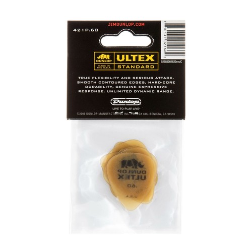 Dunlop Guitar Picks 6 Pack Ultex Standard .60 (421P) picks - Picture 4 of 7