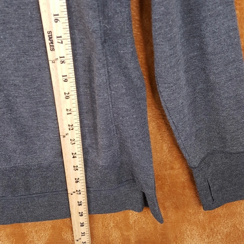 yogalicious pullover thumbholes slit side knit sweater