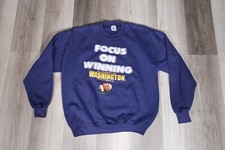 Vintage 90s UW University Of Washington Huskies Sweatshirt Purple USA