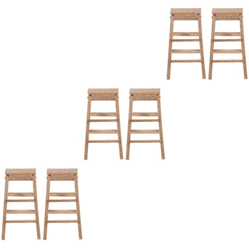 6 Stück kleine Hausleiter, Mini-Klappleiter, Miniatur-Szenenleiter, - Bild 11 von 12