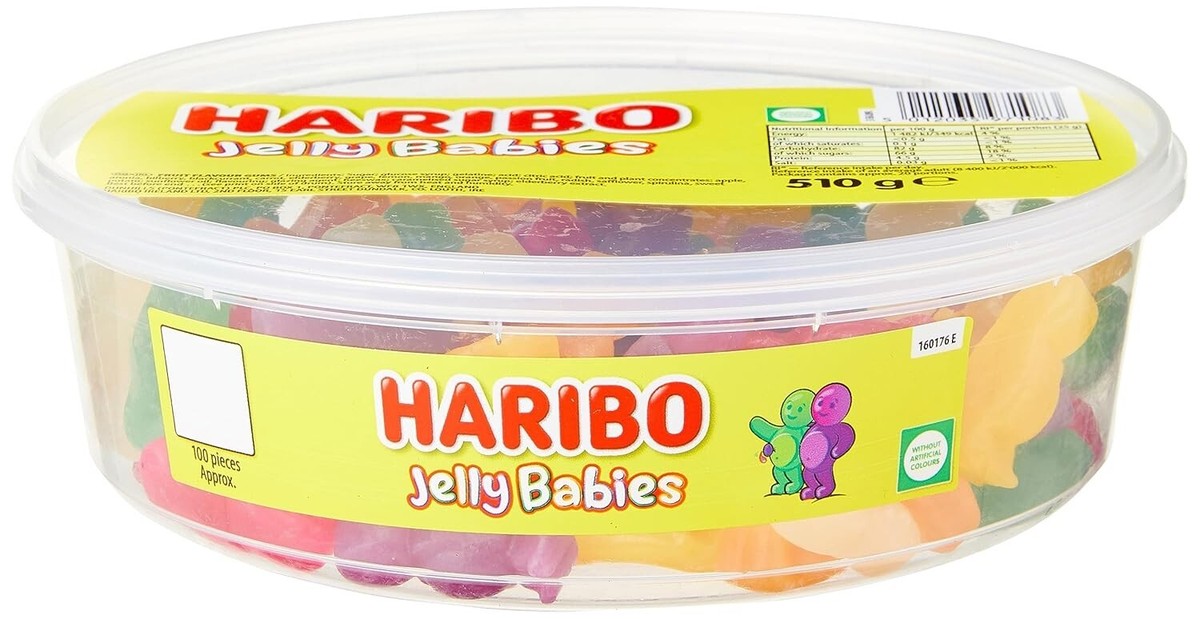 Haribo Jelly Babies Double Trouble Haribo Jelly Babies Tub 510g