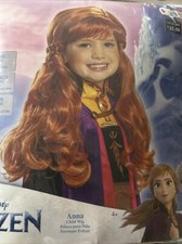 Disney Princess Girls Frozen II Princess Anna Kids Halloween Costume Wig