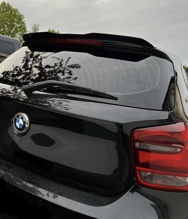BMW 1 SERIES F20 F21 REAR M PERFORMANCE ROOF BOOT SPOILER LIP GLOSS