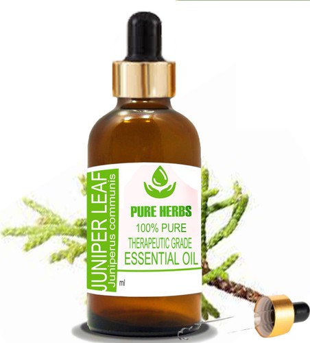 Pure Herbs Juniper Leaf 100% Pure & Natural Juniperus Communis Essential Oil